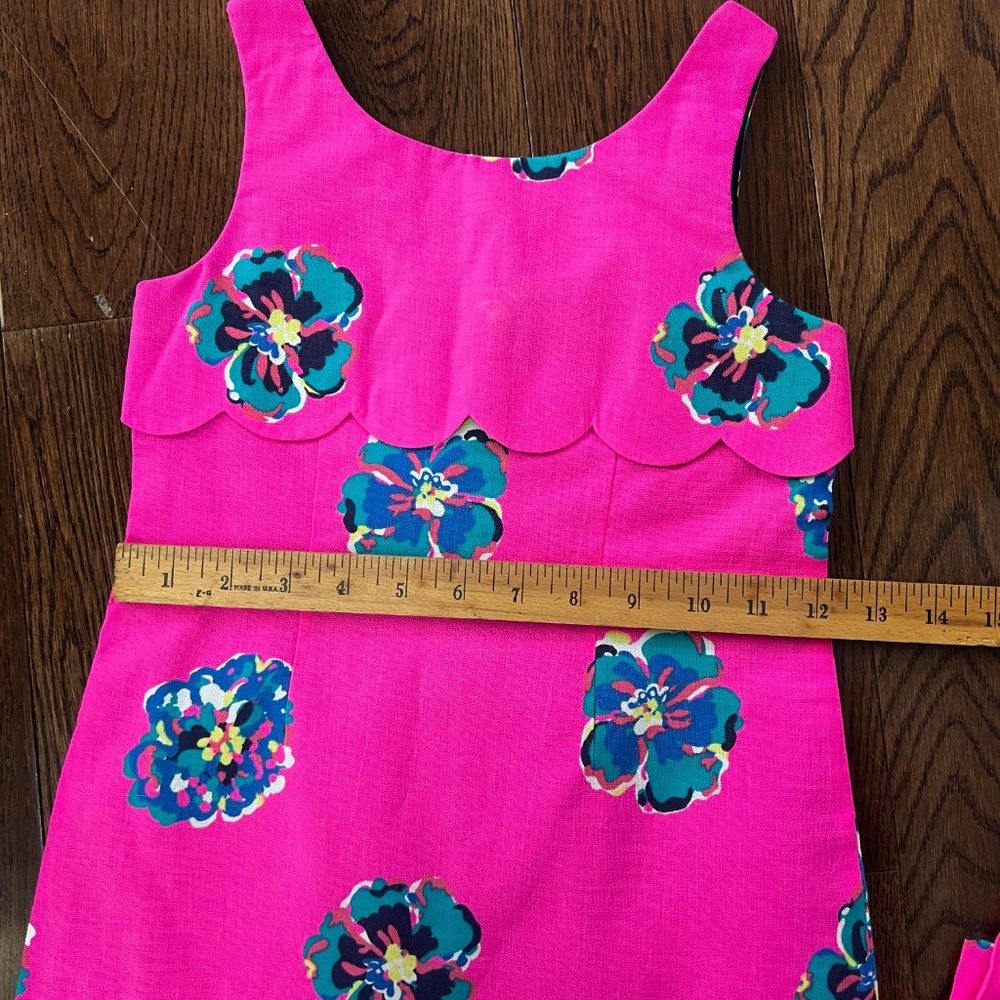 Lilly Pulitzer Girl's - Size 6 - Mambo Pink Sleeveless Dress- Easter Dress - Picture 8 of 9